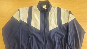 <p>The navy/white Adidas tracksuit top the deceased was wearing. </p>