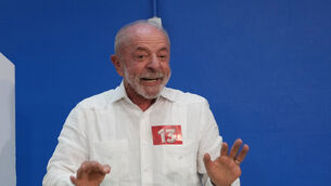 President Luiz Inacio Lula da Silva has won a fourth term (Andre Penner/AP)