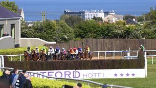 <p>Wexford’s meeting on Monday which was due to feature the Listed Michael Hickey Memorial Chase has been abandoned due to waterlogging. Pic: HEALY RACING.</p> <p>Wexford’s meeting on Monday which was due to feature the Listed Michael Hickey Memorial Chase has been abandoned due to waterlogging. Pic: HEALY RACING.</p>