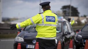 <p>The garda bank holiday campaign continues until Tuesday. File photo. </p>