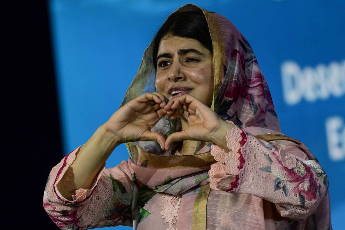 Pakistani female education activist and Nobel Peace Prize laureate Malala Yousafzai survived an assassination attempt by the Taliban in 2012. Picture: Pablo Porciuncula / AFP via Getty Images Pakistani female education activist and Nobel Peace Prize laureate Malala Yousafzai survived an assassination attempt by the Taliban in 2012. Picture: Pablo Porciuncula / AFP via Getty Images