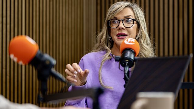 <p>Brenda Dennehy pictured speaking on The Deirdre O’Shaughnessy Podcast: Picture: Chani Anderson</p>