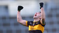 Tony Brosnan celebrates after the game 25/10/2026