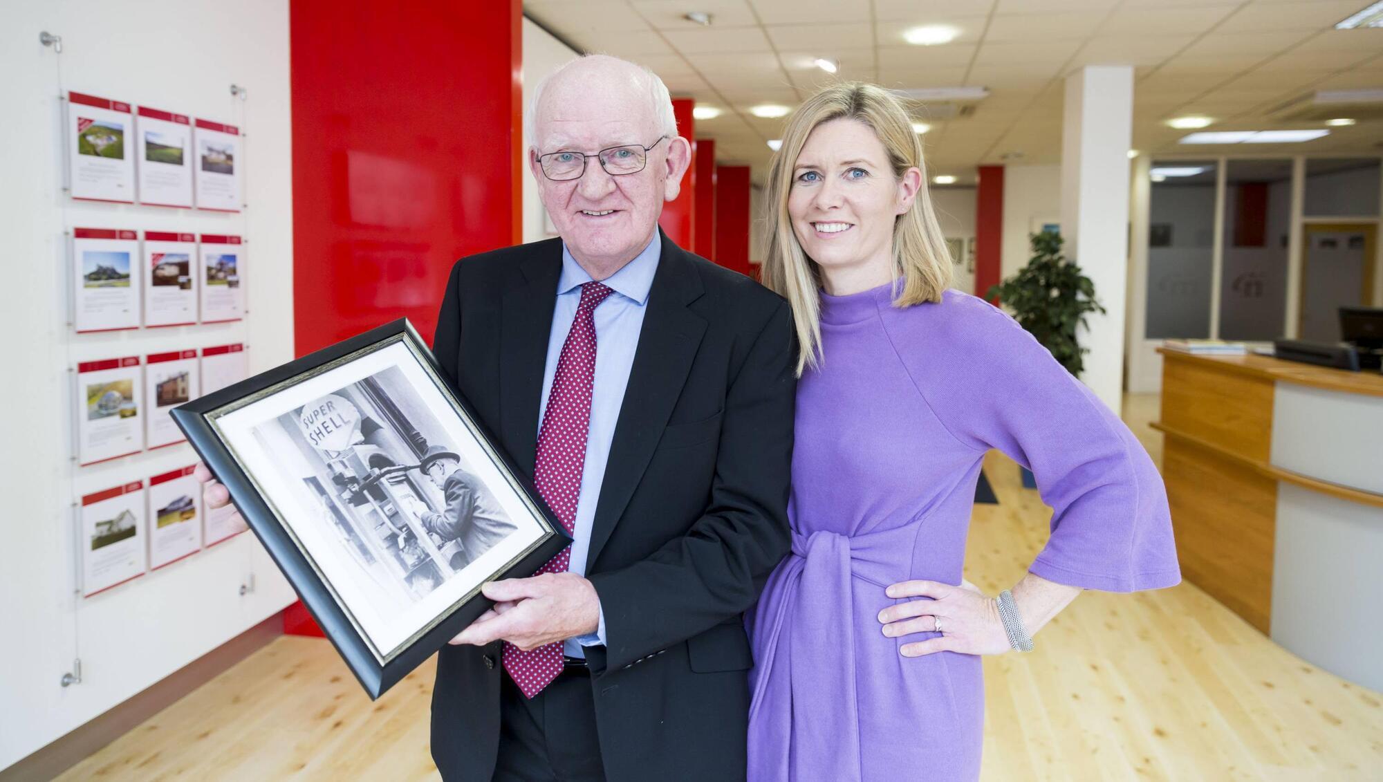 Charlie McCarthy and Maeve McCarthy at the celebration of 50 years of the business in 2018. Mr McCarthy died on Saturday. Picture: Emma Jervis 