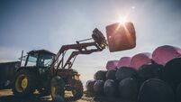 Lifting Silage Bales