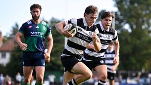 <p>Rob Russell has played with Old Belvedere in the AIL this season. Pic: Sam Barnes/Sportsfile </p>