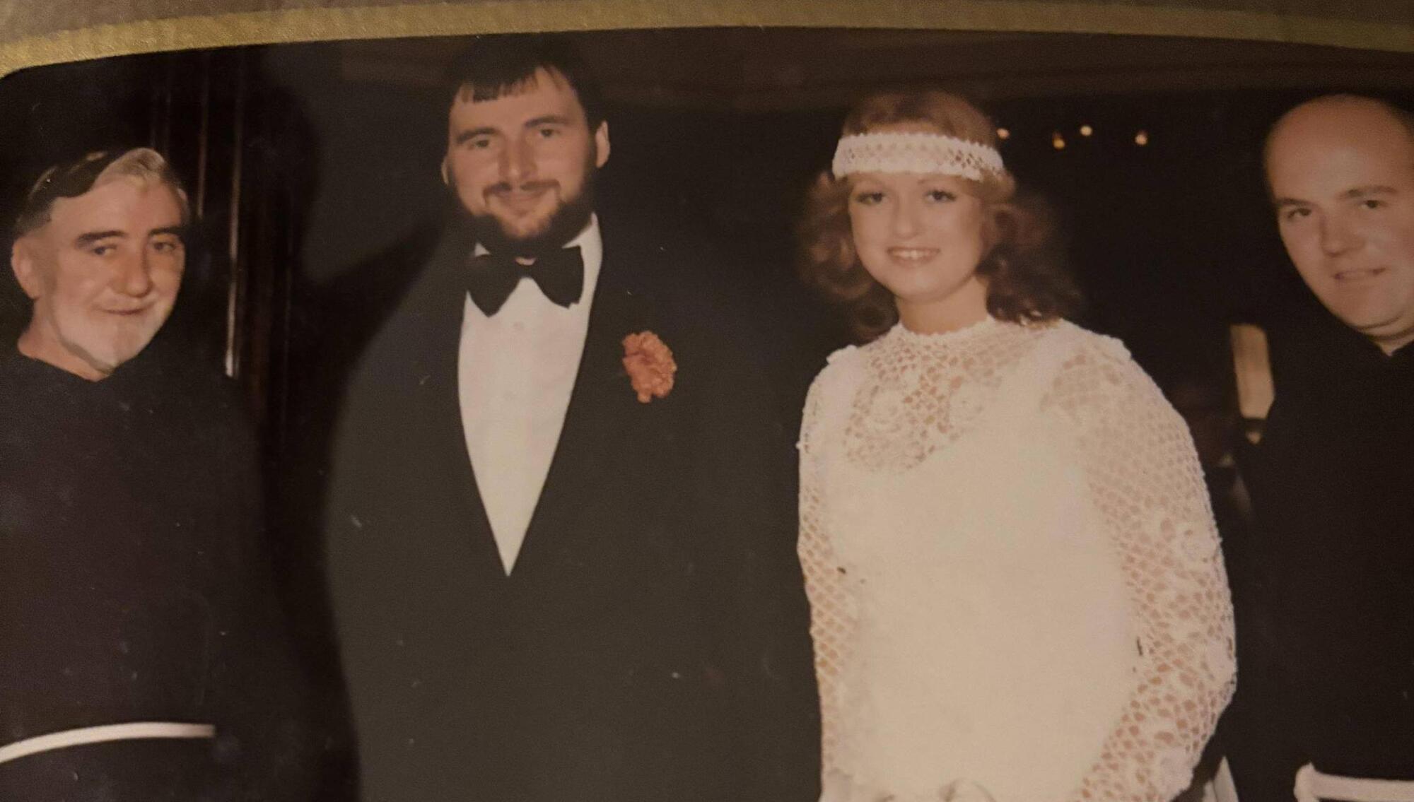 Catherine Mahon Buckley: "We had around 350 guests at the wedding. Among them were several nuns from the Bons Secours Hospital. When I was 19. I had a cyst at the back of my head, sitting close to my brain. I had to have it removed and during that time the nuns really looked after me and cared for me."