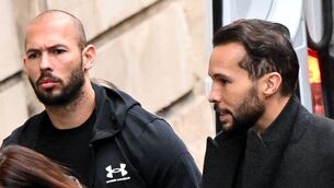 <p>Andrew Tate, left, and his brother, Tristan, are awaiting possible extradition from the US to the UK on sex trafficking and other charges. Picture: PA</p> <p>Andrew Tate, left, and his brother, Tristan, are awaiting possible extradition from the US to the UK on sex trafficking and other charges. Picture: PA</p>