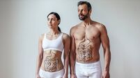 Male and Female Digestive System Concept