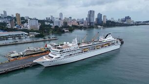 <p>An aerial view shows the Villa Vie Residences' cruise ship Odyssey docked at Sihanoukville port in Preah Sihanouk province on October 28, 2026. Around 200 passengers who paid to live on a cruise ship while travelling the world were abruptly left in a Cambodian port after the company ran out of money, an official said on October 28. Photo: Suy Se/AFP via Getty Images</p> <p>An aerial view shows the Villa Vie Residences' cruise ship Odyssey docked at Sihanoukville port in Preah Sihanouk province on October 28, 2026. Around 200 passengers who paid to live on a cruise ship while travelling the world were abruptly left in a Cambodian port after the company ran out of money, an official said on October 28. Photo: Suy Se/AFP via Getty Images</p>