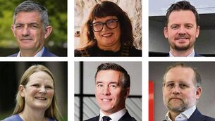<p>New roles: (top row) Ryan O’Reilly, Gemma Costello, Colm Hedderman; (bottom row) Nina Arwitz, Graham Healy, Daniel Stephenson.</p> <p>New roles: (top row) Ryan O’Reilly, Gemma Costello, Colm Hedderman; (bottom row) Nina Arwitz, Graham Healy, Daniel Stephenson.</p>