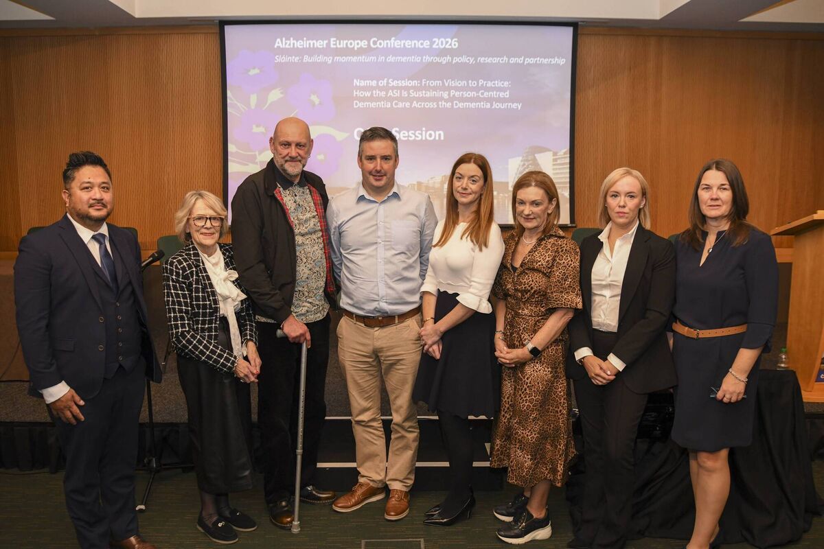 Participants in the session, 'From Vision to Practice: How the ASI Is Sustaining Person-Centred Dementia Care Across the Dementia Journey, From Activity Clubs to Homecare', at the Alzheimer Europe Conference in Dublin. Photo: Karen Morgan Participants in the session, 'From Vision to Practice: How the ASI Is Sustaining Person-Centred Dementia Care Across the Dementia Journey, From Activity Clubs to Homecare', at the Alzheimer Europe Conference in Dublin. Photo: Karen Morgan