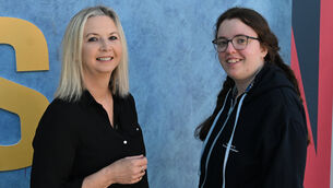 <p>Amy Roche (left) is a graduate of a Pathway programme, with Catherine Kelly Mason, director of SETU Higher Education Pathways, at the Department of Nursing and Health Care, SETU Waterford Campus. Picture: Larry Cummins</p>