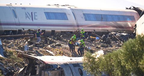 APTOPIX Spain Train Crash