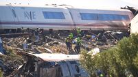 APTOPIX Spain Train Crash