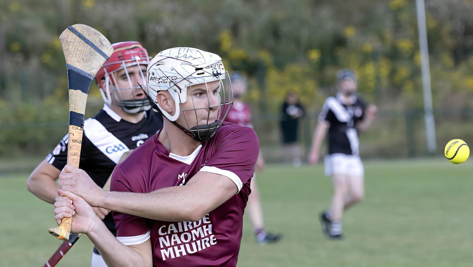 Dylan Doherty in Championship action for Leixlip. Pic: Sean Brilly