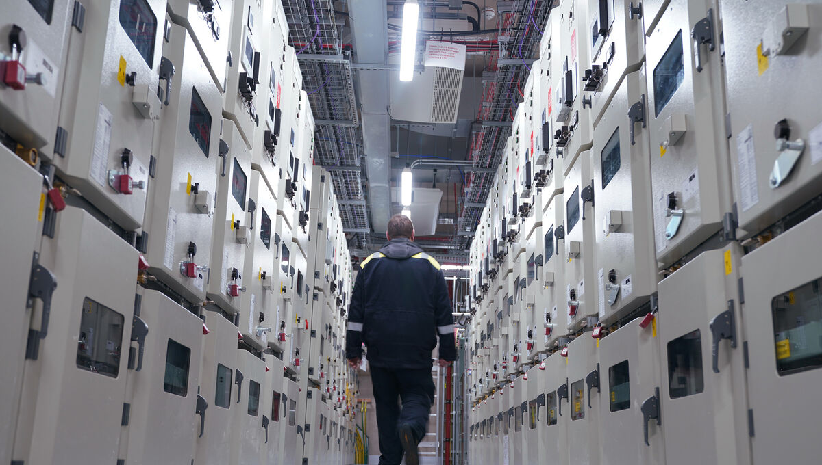 A view of the High Voltage Switch Room A view of the High Voltage Switch Room