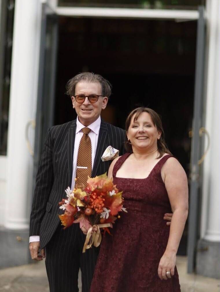 Finola Cooke and Maurice O'Donovan had a small civil ceremony at The Boole Suite. Finola Cooke and Maurice O'Donovan had a small civil ceremony at The Boole Suite.