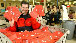<p>Netflix.com CEO Reed Hastings sits in a cart full of ready-to-be-shipped DVDs in 2002. Before Netflix could deliver a film to your television, it had to deliver one to your letterbox. File photo: Justin Sullivan/Getty Images</p> <p>Netflix.com CEO Reed Hastings sits in a cart full of ready-to-be-shipped DVDs in 2002. Before Netflix could deliver a film to your television, it had to deliver one to your letterbox. File photo: Justin Sullivan/Getty Images</p>