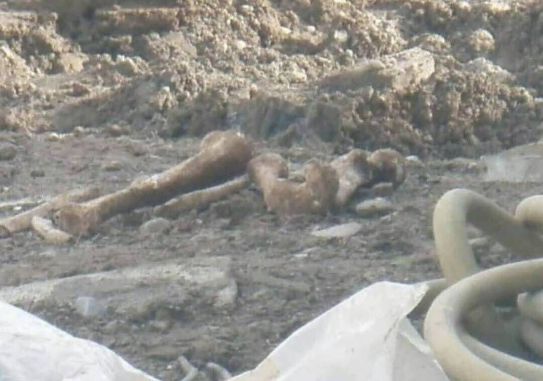 The fragmented remains of some eight people were unearthed during urban renewal work on Main Street in Kilfinane, Co Limerick, in 2006. The local historical society is now looking for help to identify them. Photo: Grace O'Connor O'Brien