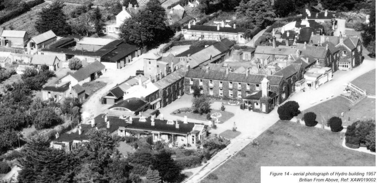 An aerial photograph of St Ann's Hydropathic Establishment taken in 1957. An aerial photograph of St Ann's Hydropathic Establishment taken in 1957.