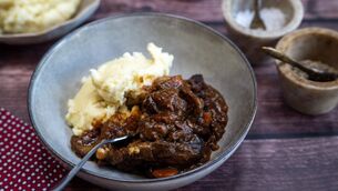 <p> Eunice Power's beef and red wine casserole. Picture: Chani Anderson</p> <p> Eunice Power's beef and red wine casserole. Picture: Chani Anderson</p>