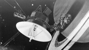 <p>The Voyager I spacecraft is shown approaching Saturn in an artists rendering. Launched in 1977, Voyager 1 visited Jupiter and Saturn, returning images that transformed our understanding of those planets. Picture: AP</p> <p>The Voyager I spacecraft is shown approaching Saturn in an artists rendering. Launched in 1977, Voyager 1 visited Jupiter and Saturn, returning images that transformed our understanding of those planets. Picture: AP</p>
