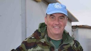 <p>Fr David Tyndall: The former Defence Forces chaplain was convicted at Dublin District Court in 2021 of sexually assaulting his then colleague at Cathal Brugha Barracks in Dublin on January 16, 2015,</p> <p>Fr David Tyndall: The former Defence Forces chaplain was convicted at Dublin District Court in 2021 of sexually assaulting his then colleague at Cathal Brugha Barracks in Dublin on January 16, 2015,</p>