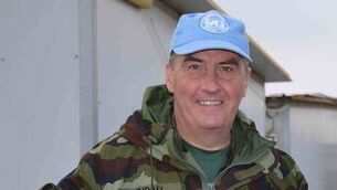 <p>Fr David Tyndall: The former Defence Forces chaplain was convicted at Dublin District Court in 2021 of sexually assaulting his then colleague at Cathal Brugha Barracks in Dublin on January 16, 2015,</p>