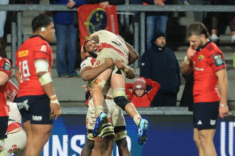 ROUGH NIGHT: Hollywoodbets Sharks' Siya Masuku celebrates scoring a try ROUGH NIGHT: Hollywoodbets Sharks' Siya Masuku celebrates scoring a try