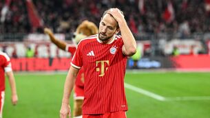 <p>SPOT OF BOTHER: Harry Kane of FC Bayern München looks dejected after the Bundesliga 2026/27 match between FC Bayern München and Borussia Dortmund at Allianz Arena on October 31, 2026 in Munich, Germany. (Photo by Christian Kaspar-Bartke/Bundesliga via Getty Images)</p> <p>SPOT OF BOTHER: Harry Kane of FC Bayern München looks dejected after the Bundesliga 2026/27 match between FC Bayern München and Borussia Dortmund at Allianz Arena on October 31, 2026 in Munich, Germany. (Photo by Christian Kaspar-Bartke/Bundesliga via Getty Images)</p>