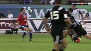 WATCH: Referee takes double blow in U20 semi-final