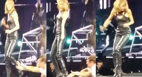 WATCH: Crazed fans tried to pull Taylor Swift off stage mid-performance