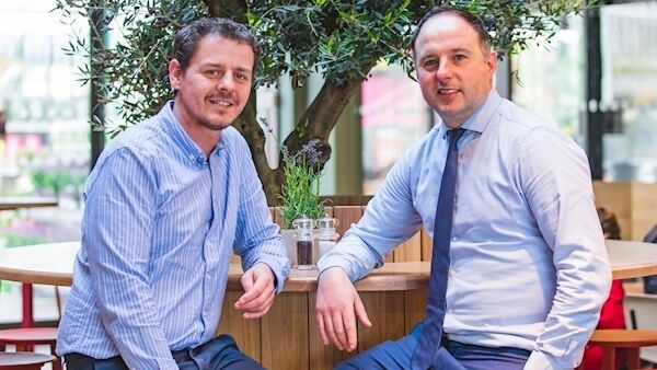 Liam Barrett, Ballyseedy, with Eamon Kelleher, Co-Op Superstores.