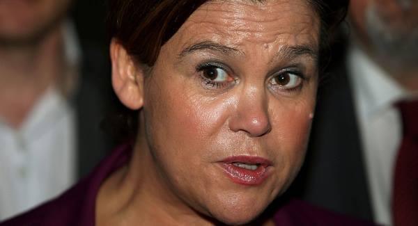 ‘Concerned citizen’ challenges Mary Lou McDonald on campaign trail