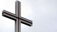 Protest against clerical sex abuse in the Catholic Church in Dublin today