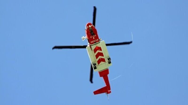 Two in hospital after jet ski capsizes Two in hospital after jet ski capsizes