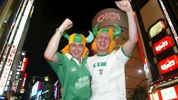 FOOTBALL CHEER: Republic of Ireland supporters enjoyed the expedition to the 2002 World Cup, held in Japan and South Korea.Picture: Tom Honan/INPHO