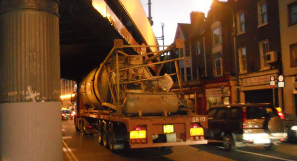 Irish Rail slams 'dumb truckers' who drive lorries into bridges