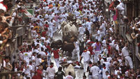 Four injured in opening Pamplona bull run