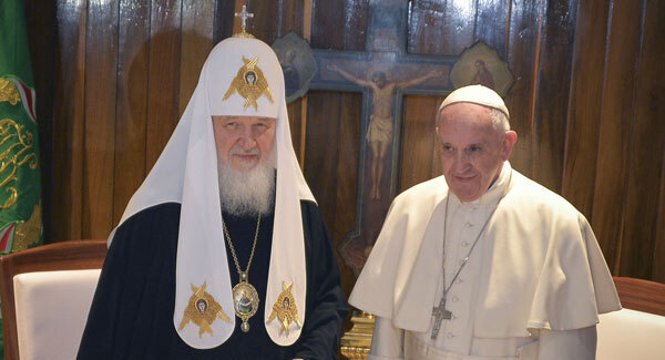 Pope and Russian Orthodox Patriarch hold historic meeting in Cuba