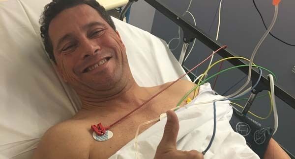 Steven Woolfe in hospital Steven Woolfe in hospital