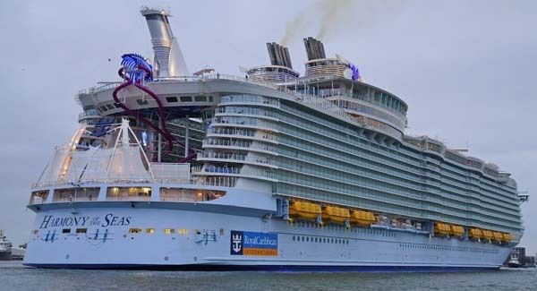 The Harmony of the Seas cruise ship. Pic: Wikipedia