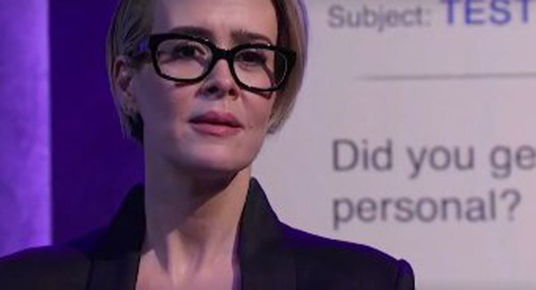 Sarah Paulson's dramatic reading of Hillary Clinton's emails will have you in stitches