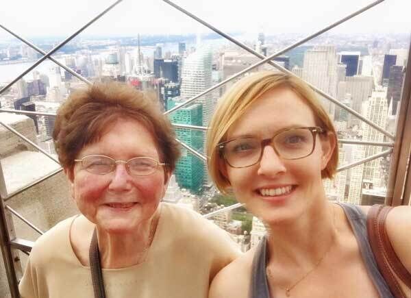 Olive and Lorraine in New York. Lorraine Butler/Facebook