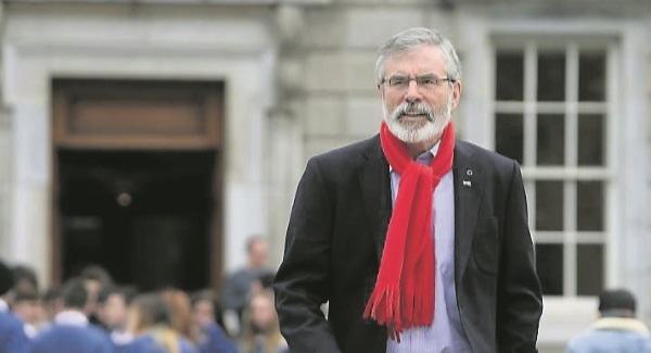 Ever wanted to see Gerry Adams getting his hair cut?