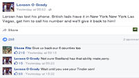 Sound and mischievous British lads find Irish guy's phone and have some fun before giving it back