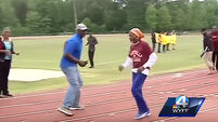 Watch 100-year-old woman run a 100-metre dash