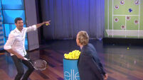 Watch tennis star Novak Djokovic play ‘Smash My Face’ with Ellen