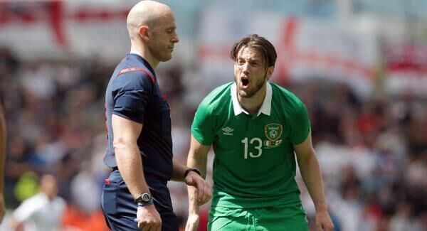 Harry Arter pictured during his Ireland international debut, against England, in June 2015. Harry Arter pictured during his Ireland international debut, against England, in June 2015.